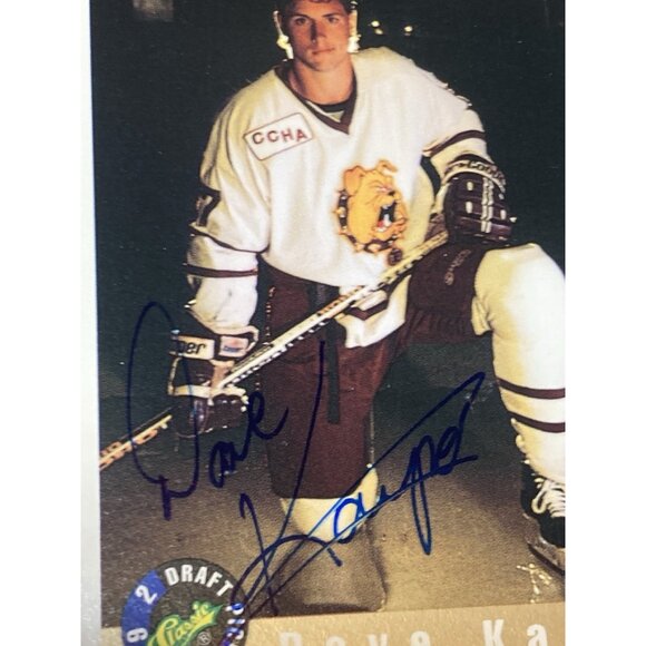 Dave Karpa 1992-93 Classic Draft Picks RC Authentic Signed Autograph Hockey Card - Picture 2 of 3